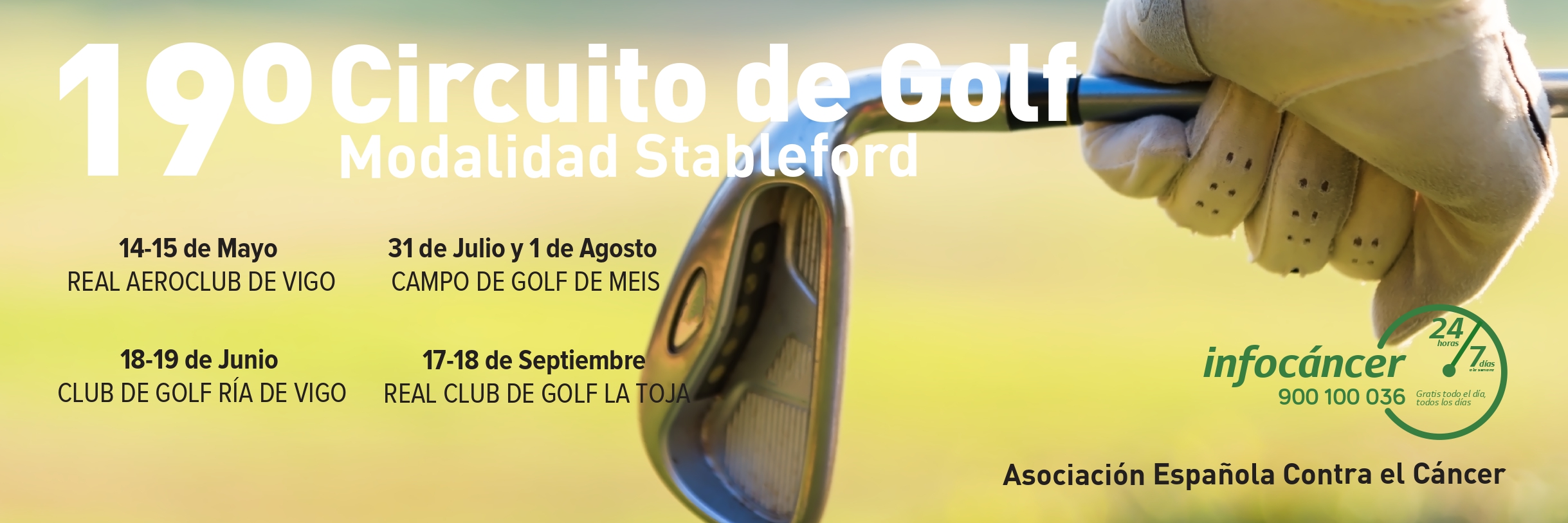 XIX CIRCUITO DE GOLF MODALIDAD STABLEFORD